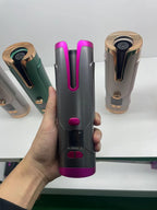 Fer à boucler en céramique tourmaline pour femmes – boucleur portable rechargeable