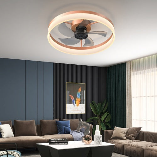 Plafonnier LED - Ventilateur LED plafond moderne avec lumière réglable